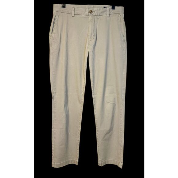 Vineyard Vines Khaki Breaker Pants 32X32 Preppy Classic College - Picture 2 of 9